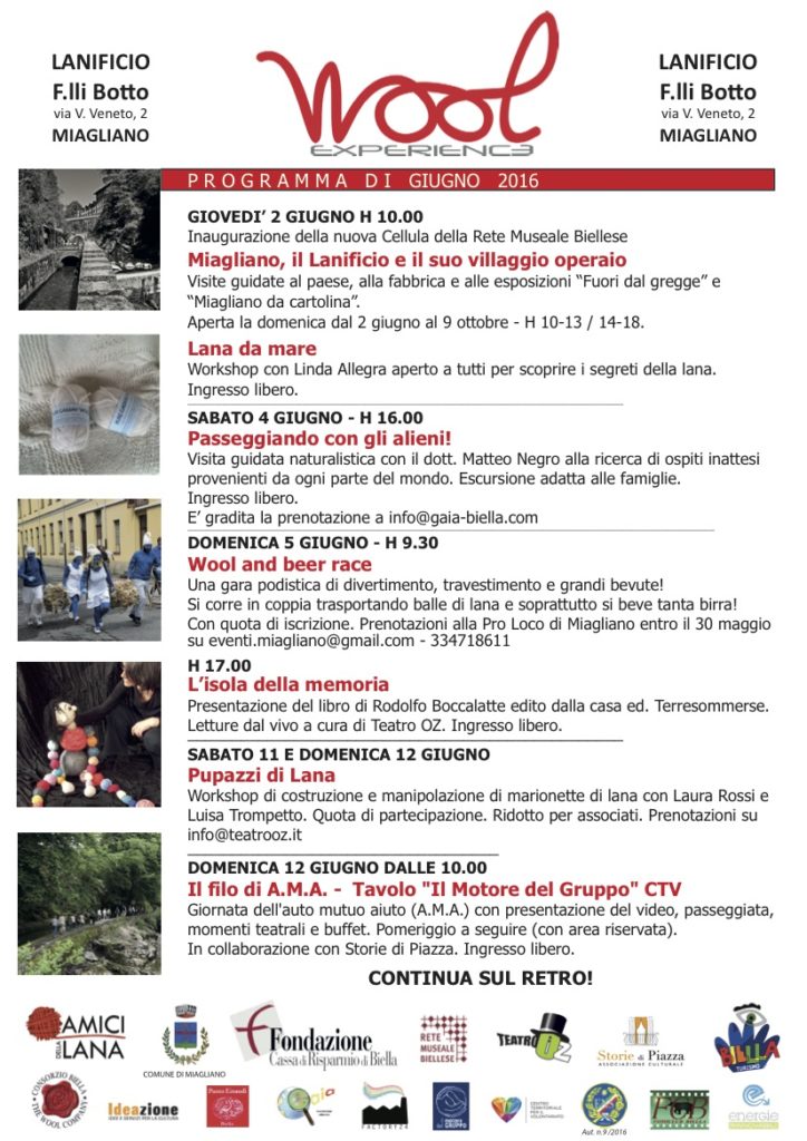 WOOL EXPERIENCE - giugno 2016