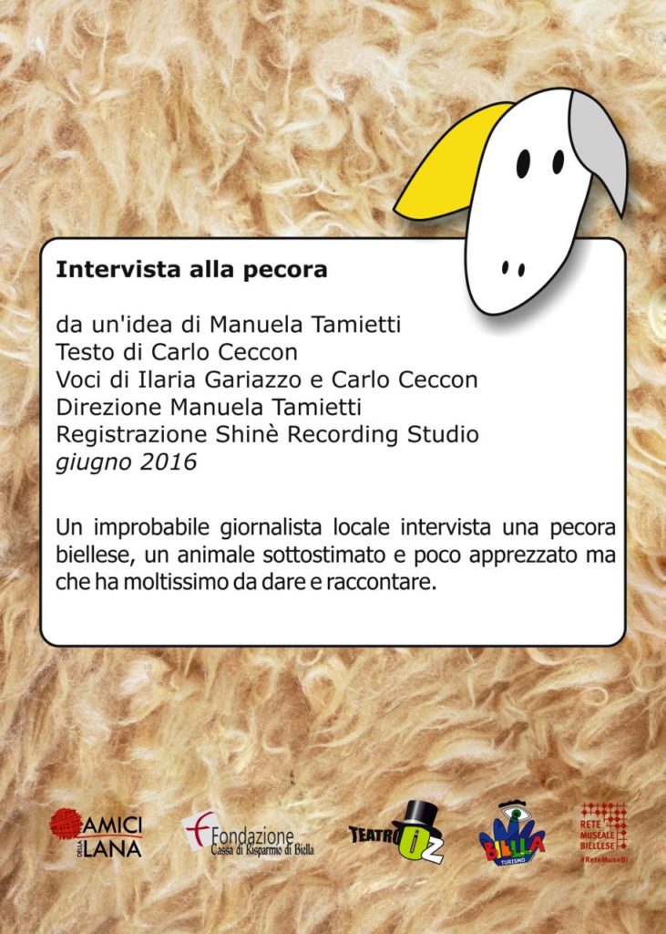 Cartello intervista pecora